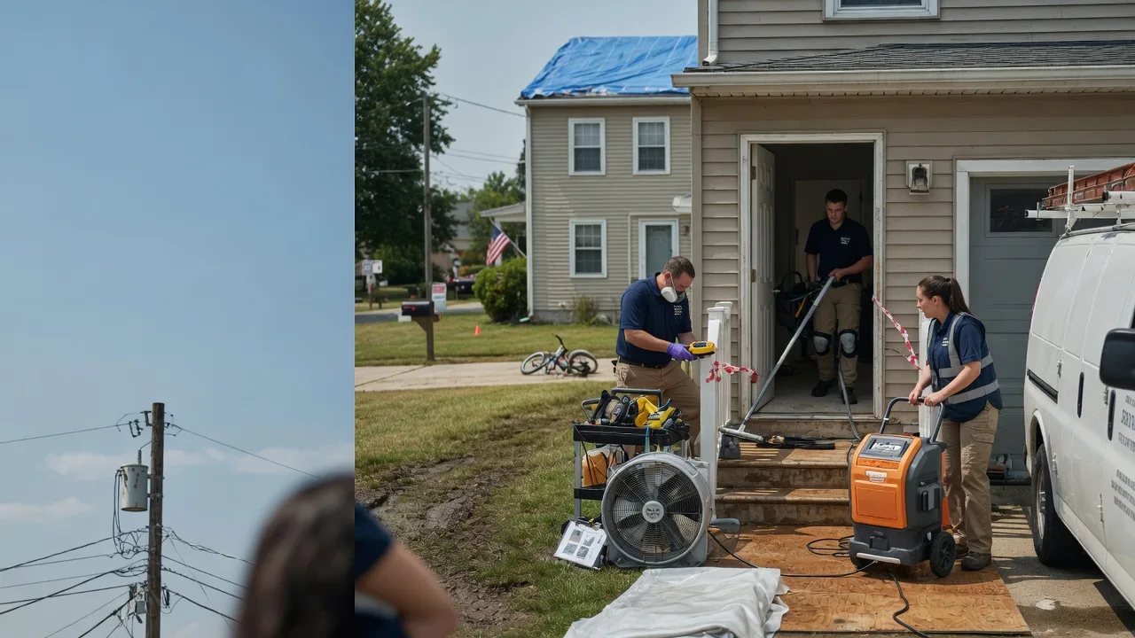Water Damage Repair in Central Village, CT near me
